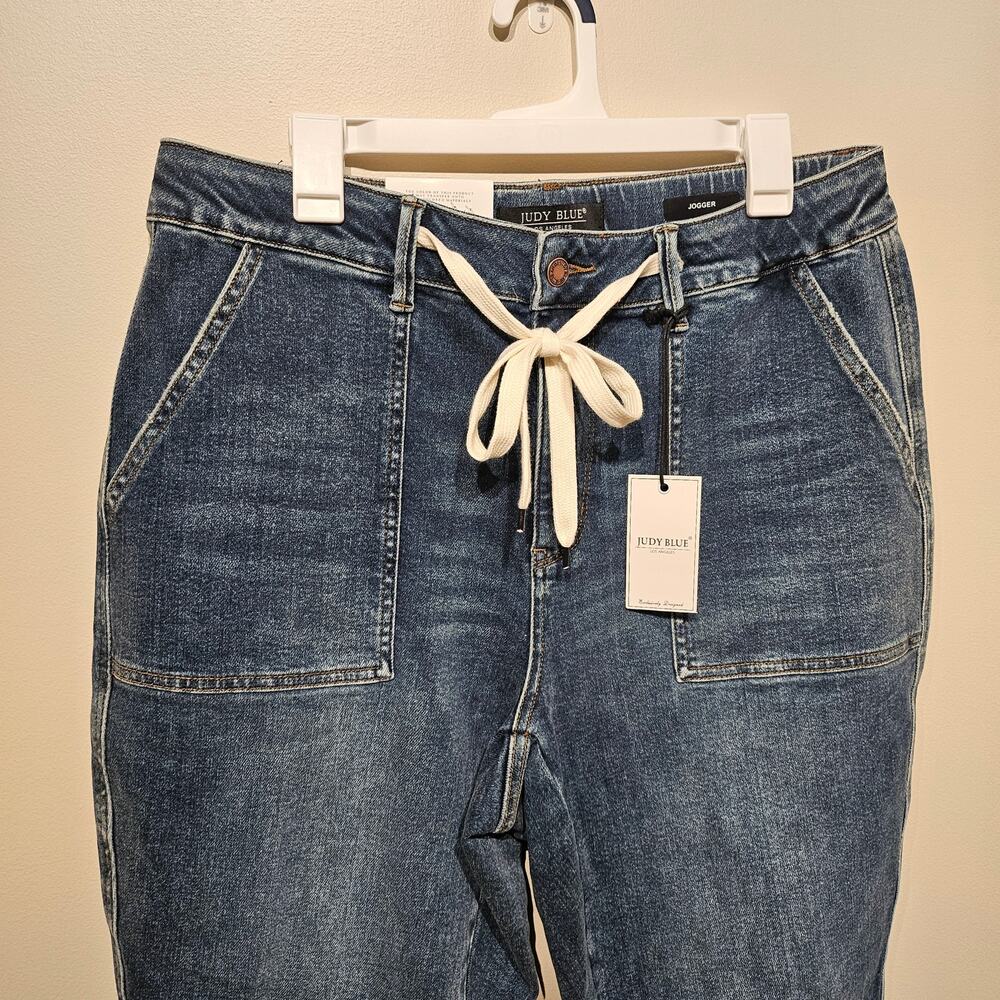 Judy Blue The Myra Denim Joggers Jeans 14W NWT JB88779 - Picture 4 of 8